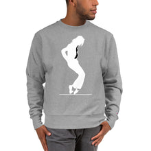 Load image into Gallery viewer, Michael Jackson White Silhouette No Crown Front Crown on back Champion™ Sweatshirt