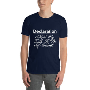 Declaration short-sleeve unisex tee