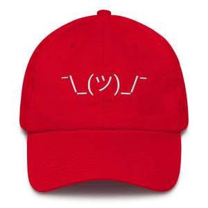 For when you don't have the answer, here's the "SHOULDER SHRUG" Cotton Cap