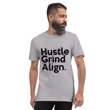 Load image into Gallery viewer, Hustle Grind Align Unisex Anvil 980 T-Shirt  inspired by Q-Tip the Abstract
