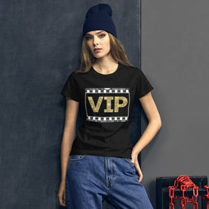 " VIP " (film strip) Women's short sleeve tee