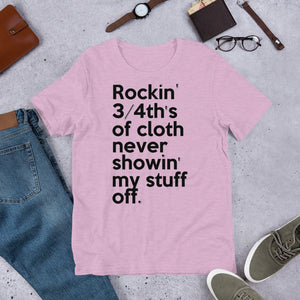 Method Man & Mary J Blige inspired "Rockin' 3/4th's Of Cloth Never Showin My Stuff Off" Unisex T-Shirt