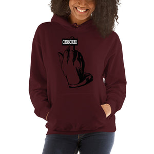 Middle finger (censored) Hooded Sweatshirt