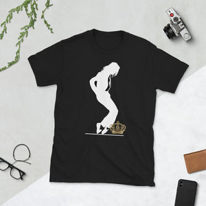 Michael Jackson White Silhouette Crown Down short-sleeve unisex tee