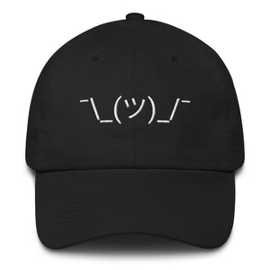 For when you don't have the answer, here's the "SHOULDER SHRUG" Cotton Cap