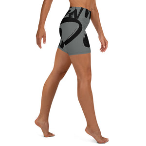 "PANTS FOR WHAT" (dark grey) women's Yoga/Biker Shorts