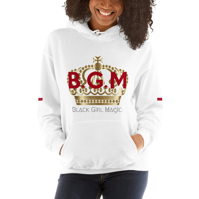 B.G.M (Black Girl Magic / gold crown) Unisex Hoodie