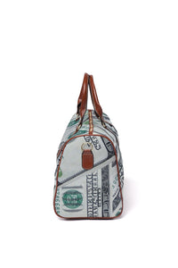 " Money bag" travel / hand/ carry on bag (w/removable shoulder strap)