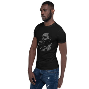 "MLK / I Have A Dream" (Black & White) Short-Sleeve Unisex T-Shirt