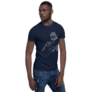 "MLK / I Have A Dream" (Black & White) Short-Sleeve Unisex T-Shirt