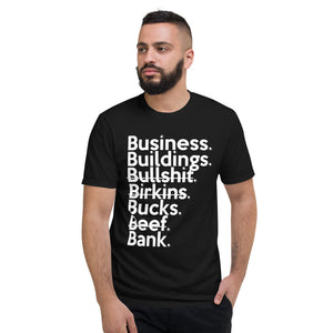 Business Over Bullsh*t (Unisex Anvil 980) Short-Sleeve T-Shirt