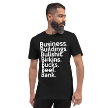 Load image into Gallery viewer, Business Over Bullsh*t (Unisex Anvil 980) Short-Sleeve T-Shirt