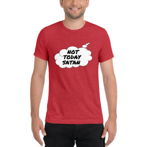 Thought Bubble "Not Today Satan" Unisex Short sleeve t-shirt